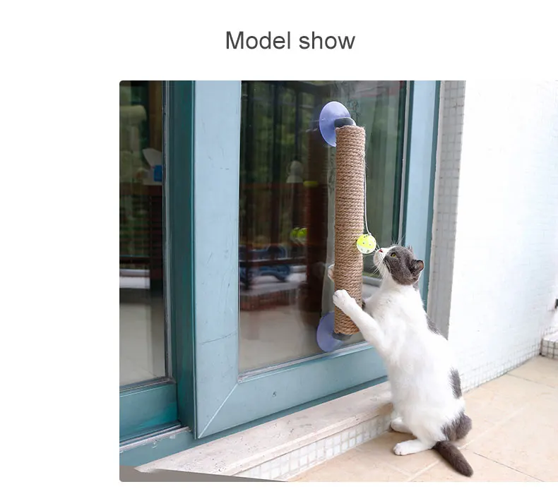 Cat Scratcher Board Suction Cup Post Claw Care Protect Furniture Cat Scratching Toys Professional Cat Furniture Accessories