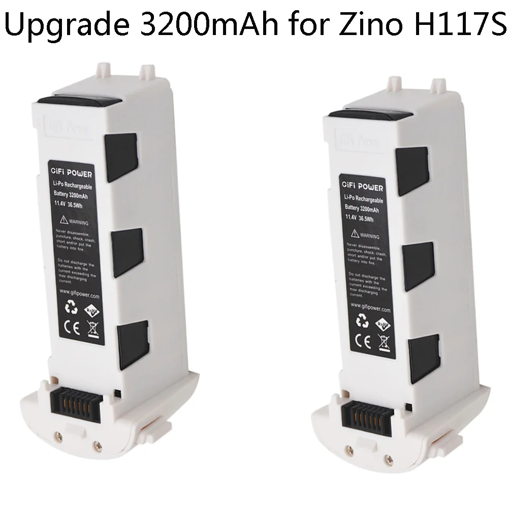 2 шт./лот 11 4 в 3200 мАч для Hubsan ZINO Аккумулятор дрона запасные части аксессуары