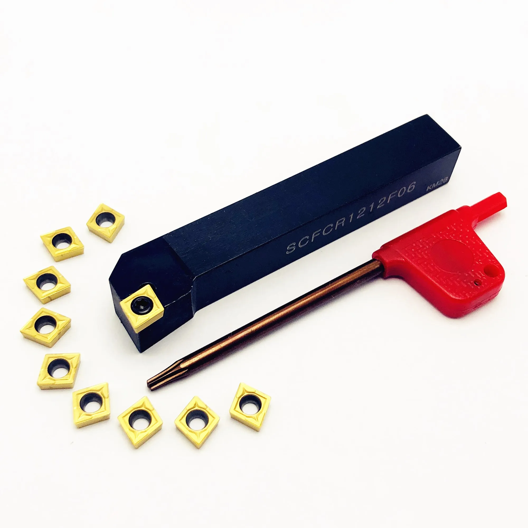

Free Shipping SCFCR0808/1010/1212H06 CNC lathe tool bar processing tool external tools holder for CCMT060204 indexable blade