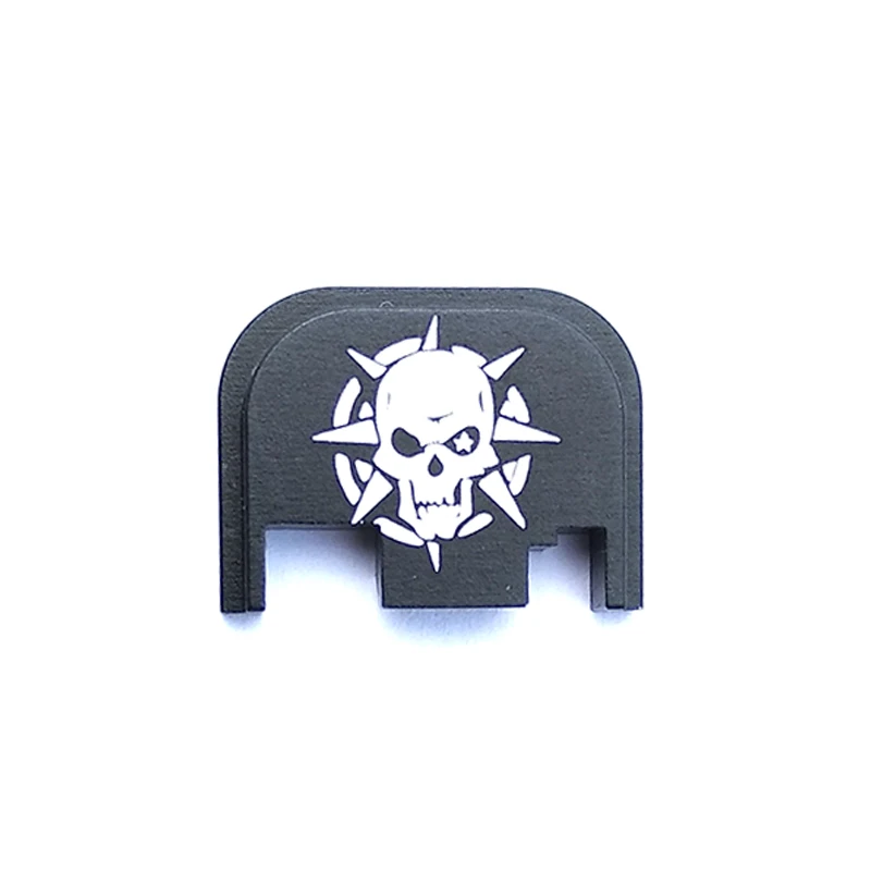 skull-2 Персонализированная задняя крышка для Glock подходит для большинства моделей подходит для Gen 1-4 не подходит для G43 G42 или GEN 5 - Цвет: skull-2