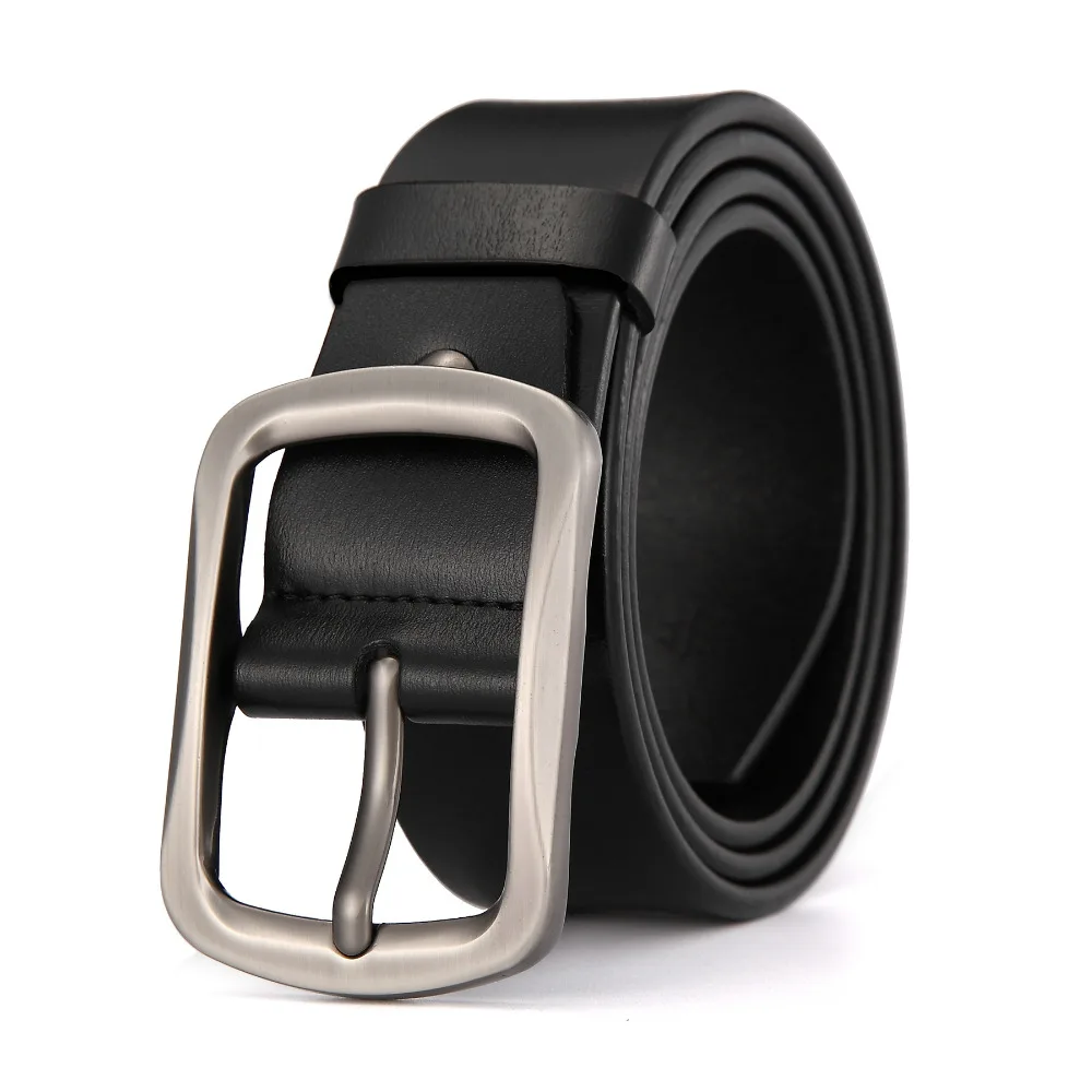 New men's leather belt retro high quality men's casual belt fashion luxury strap men's leather belt jeans pin buckle business be
