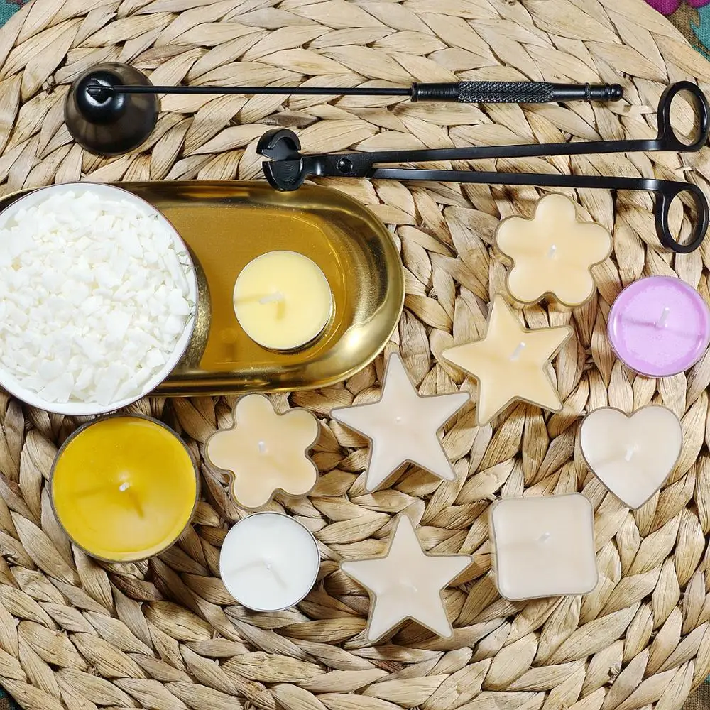 15 pcs Clear Plastic Tealight  Candle Cups/ Love Heart Candle Mold Wax Containers for wedding