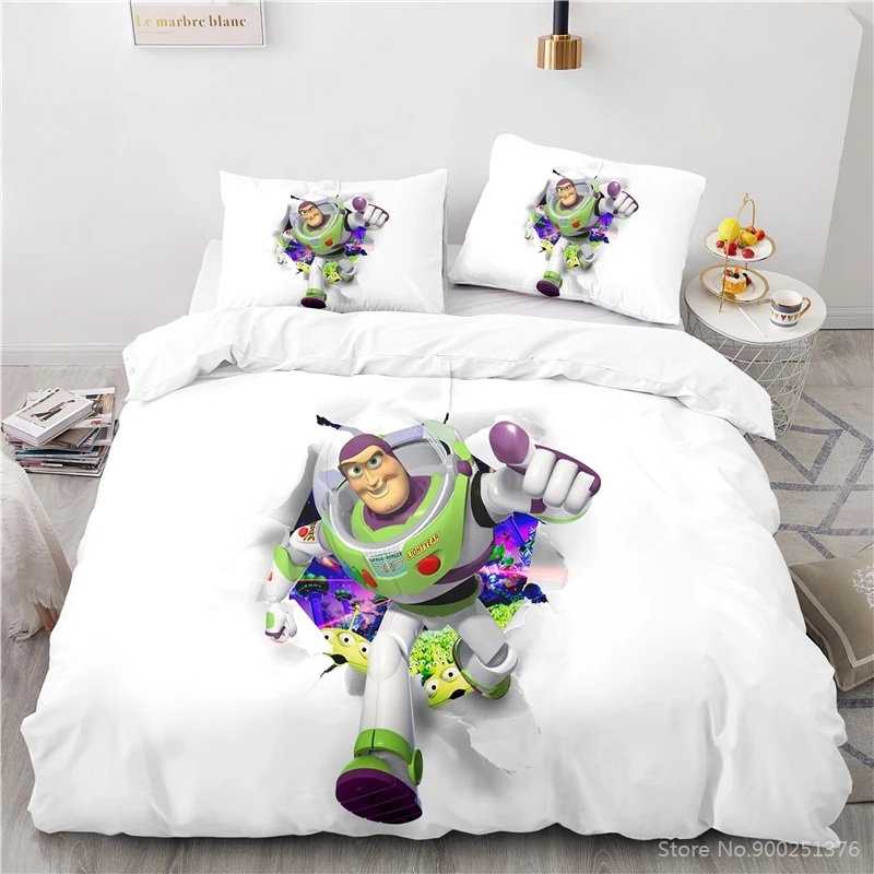 3D Printed Toy Story Buzz Lightyear Bedding Set Queen King Size Duvet
