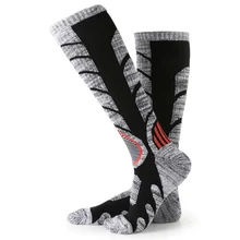 Зимние теплые унисекс термальные Лыжные носки для спорта на открытом воздухе, толстые велосипедные полотенца, боты, носки для сноуборда, альпинизма, пешего туризма, снежные носки