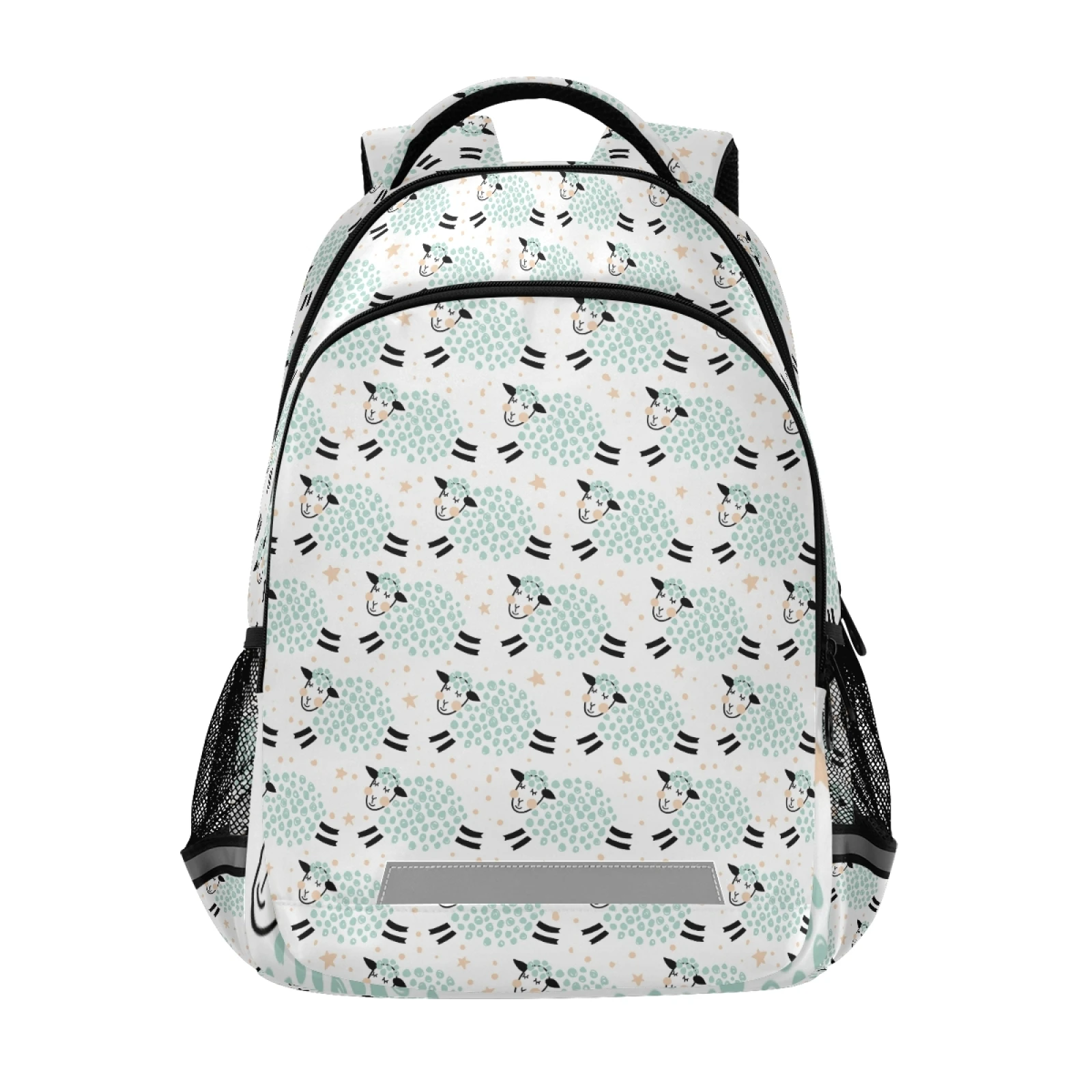 Mochila reflectante con estampado de Alpaca para y niños, morral escolar para adolescentes|Mochilas escolares| -