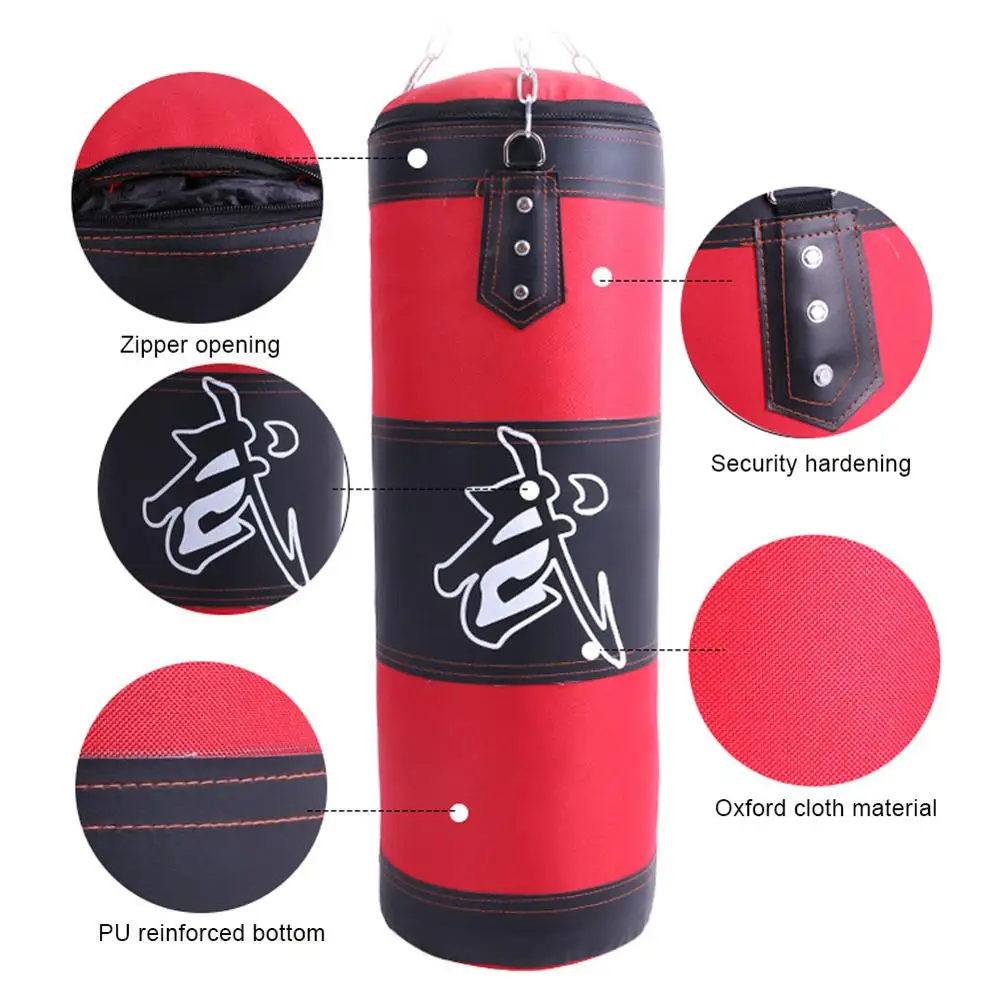 SOTF Boxing Sand Bag Empty Punching Bag Taekwondo Kickboxing mma
