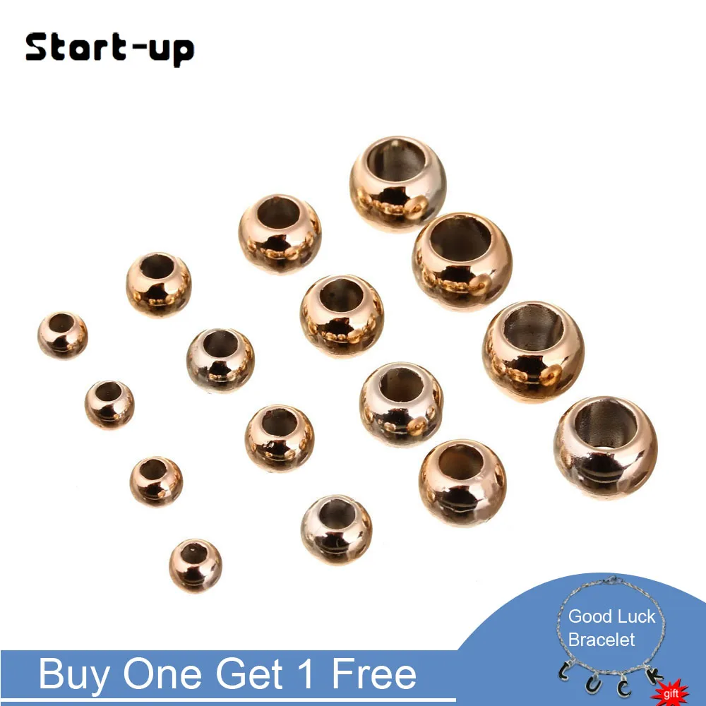

Wholesale 40-100pcs/lot CCB Beads For Jewelry Plastic Round Seed Spacer Making DIY Loose Beads Bracelet Necklace