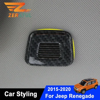 

Zeratul 2Pcs/Set Car Roof Microphone Speaker Cover Sequins Trim Sticker for Jeep Renegade 2015 - 2020 Accessories