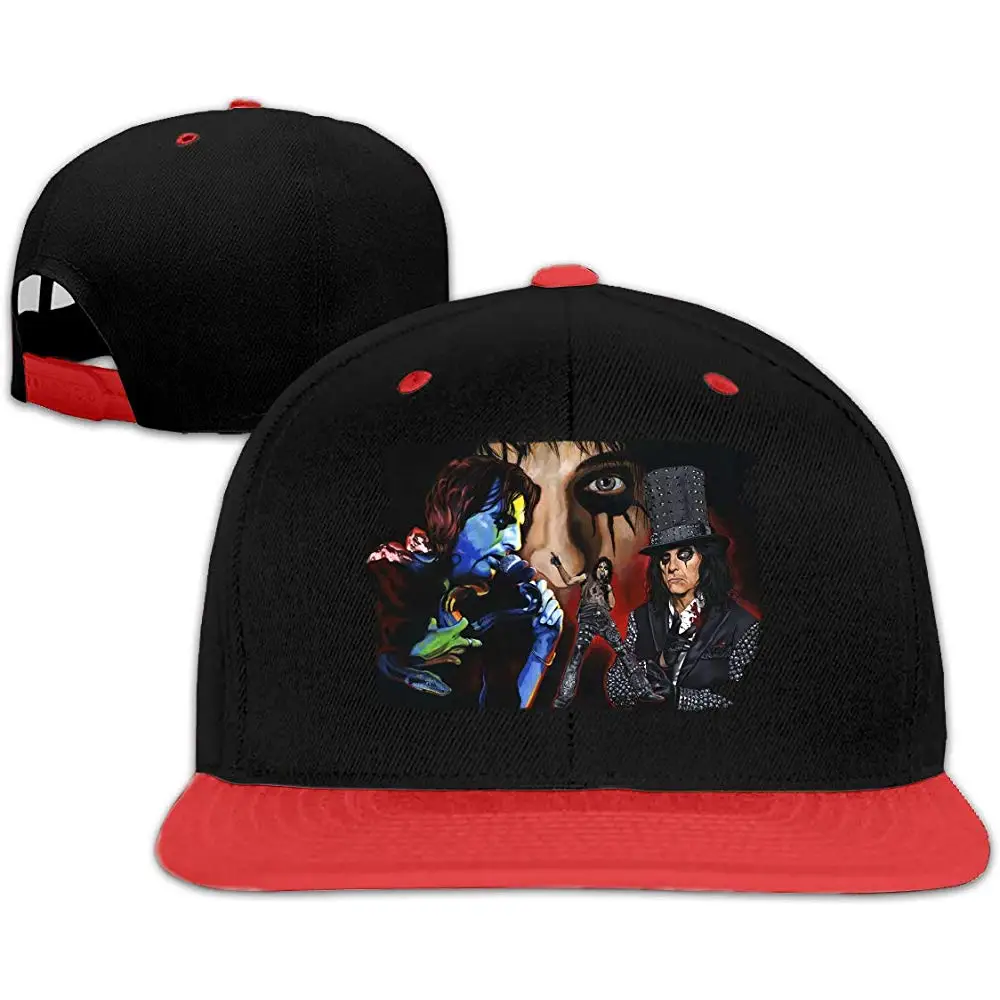 Alice Cooper логотип музыкальной группы хип-хоп классная бейсболка белая Регулируемая простая шляпа