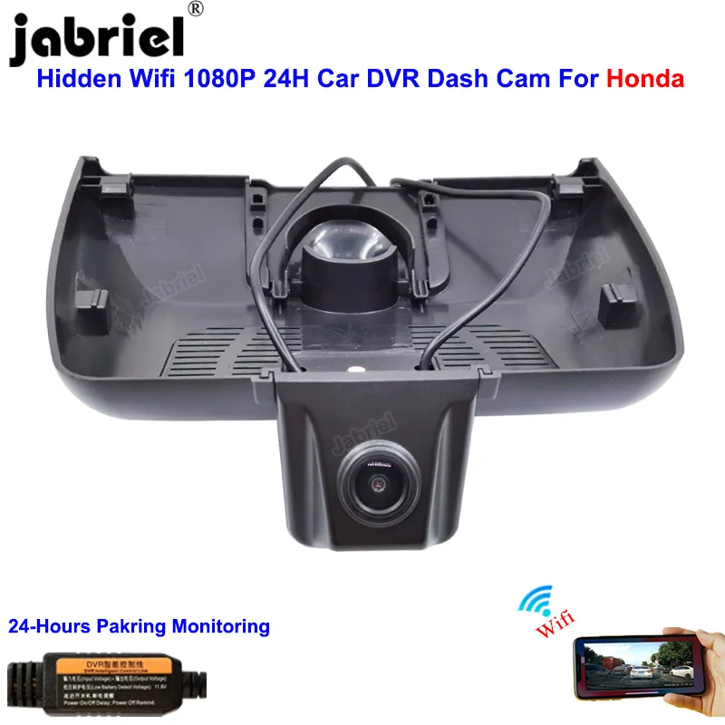 

HD 1080P Wifi Car Dvr Dash Cam Cameras 24H Dashcam Video Recorder For Honda Jazz GR9 2019 2020 2021 For Honda Fit 2019 2020 2021