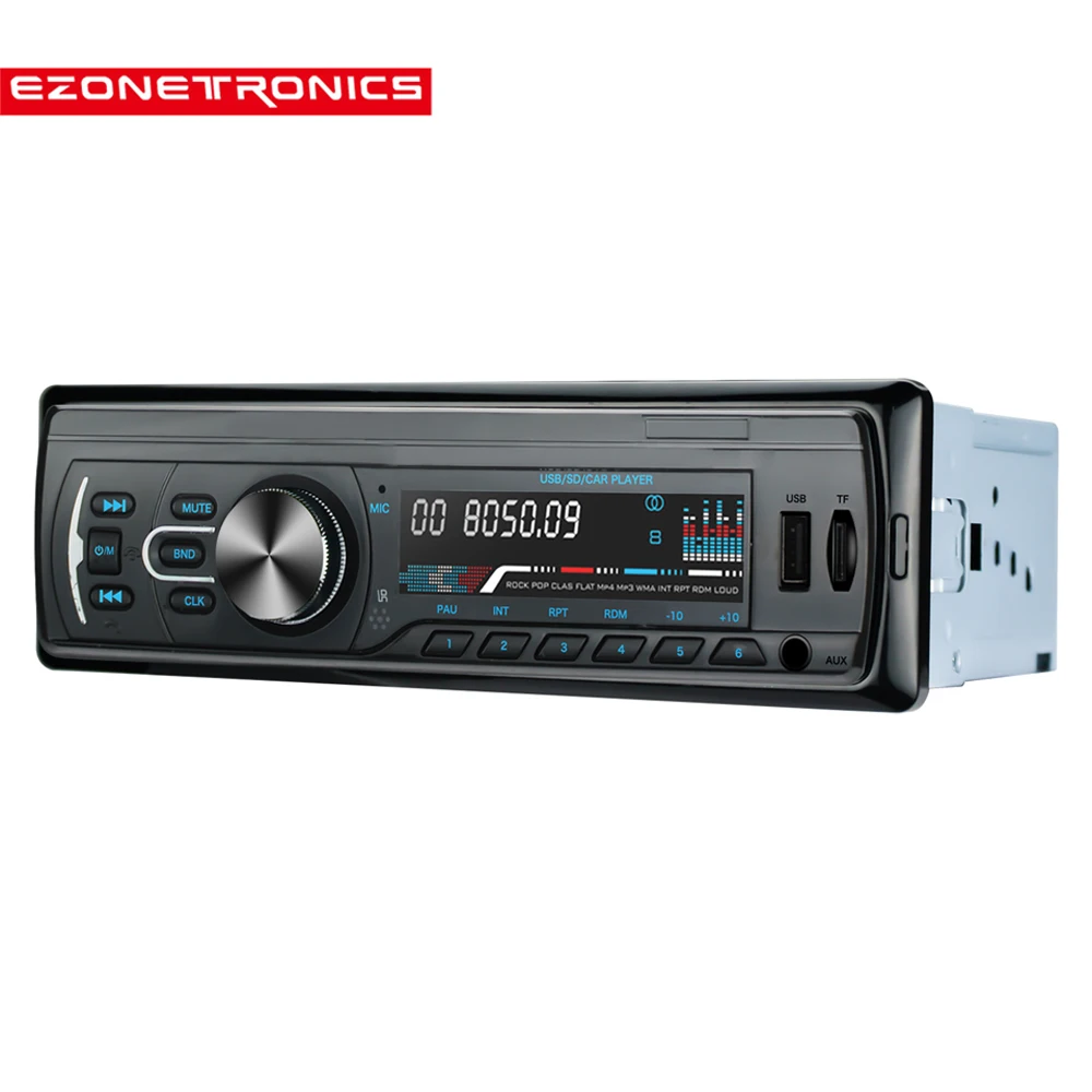 Автомобильный Радио стерео плеер Bluetooth телефон аудио Авто AUX-IN MP3 FM/AM/USB/1Din/пульт дистанционного управления 12 В универсальная JQ1586