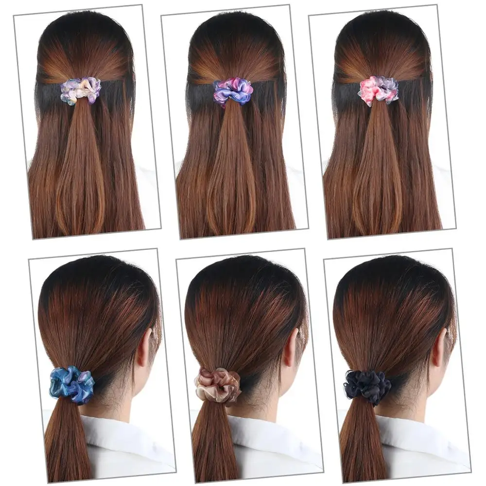 1PC Colorful Net Yarn Elastic Hair Bands for Women Girls Scrunchie Ponytail Holders Ties Accessories Headwear Gifts |