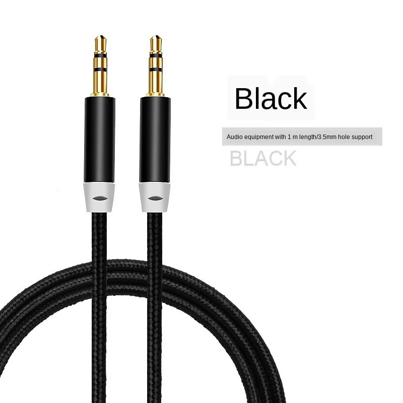 

Audio Cable Sound Equipment for Cellphone Earphone Cable Aux Woven Audio Cable Car Load 3.5mm Alignment Audio Cable