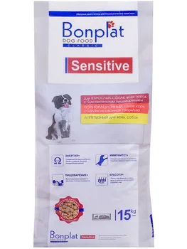 

BONPLAT BONPLAT SENSITIVE for adult dogs of all breeds with a sensitive digestion