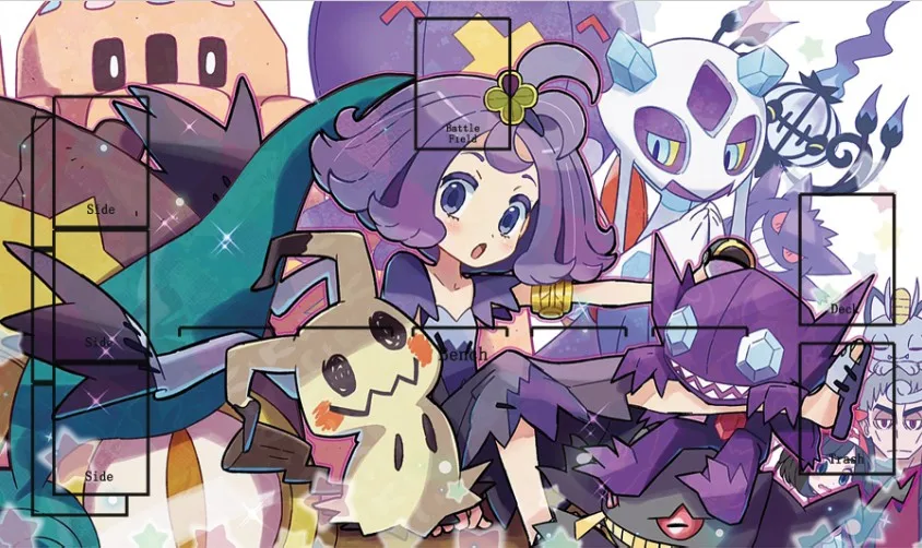 Takara Tomy PTCG аксессуары Pokemon Playmate карточная настольная игра Eevee Acerola сумка для хранения игрушки для детей