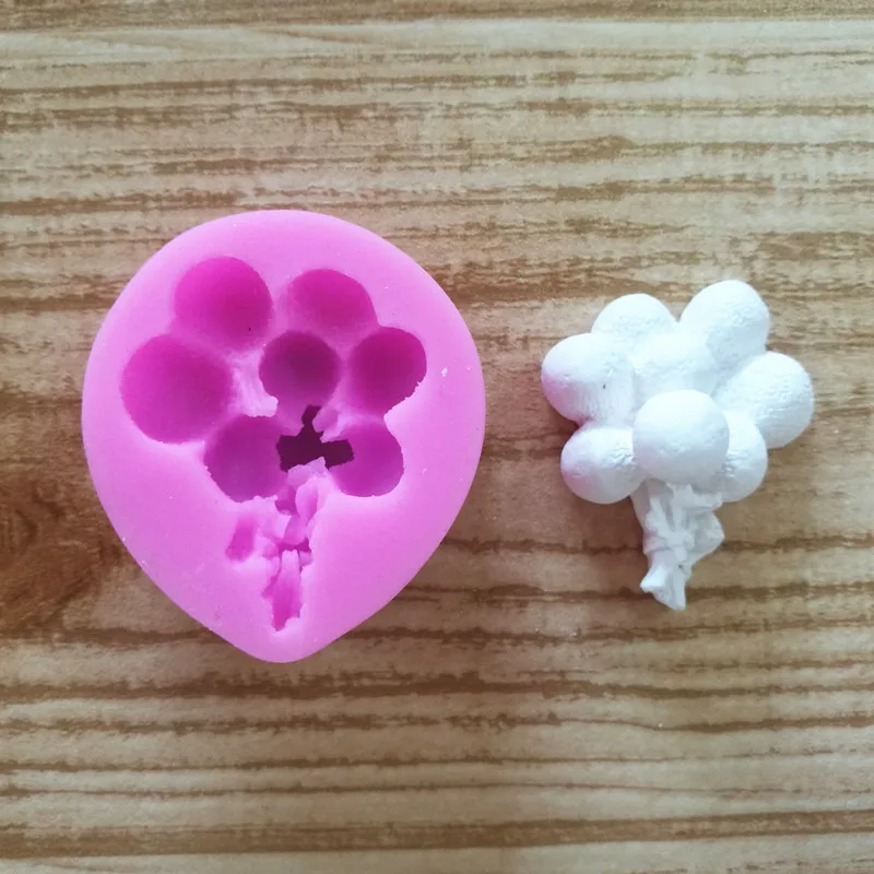 Sugarcraft воздушный шар силиконовая форма помадка формы торта украшения инструменты шоколадная мастика форма - Цвет: 437