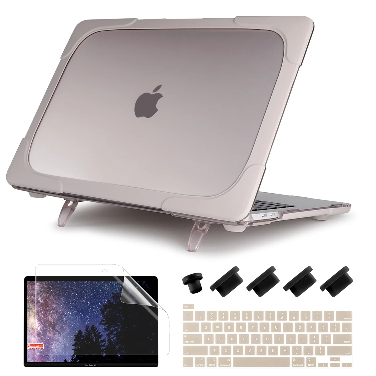 Rugged Shockproof Computer Case TPU For Macbook Air Pro Retina 11" 12" 13" 15" 