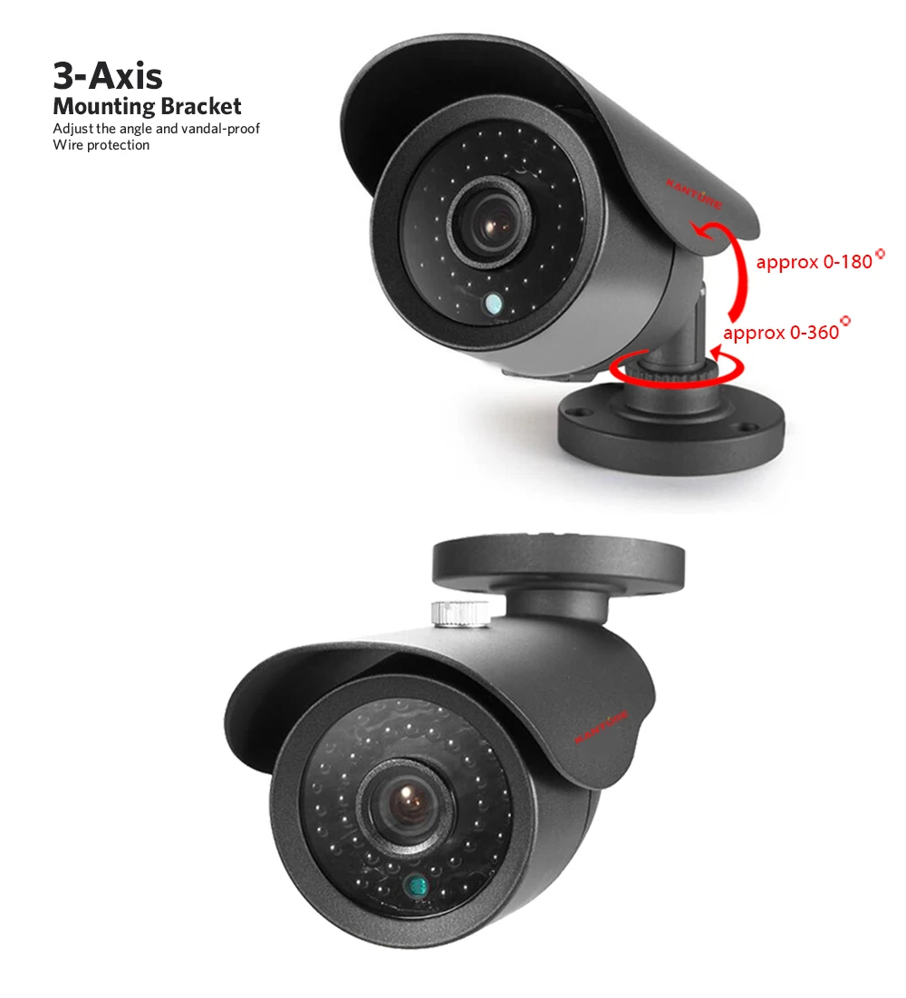 摄像机-尺寸-枪机-黑