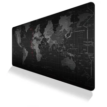 900*400mm Large Size World Map Mouse Pad Speed Keyboard Mat gaming mousepad Locking Edge non-slip Table Mat