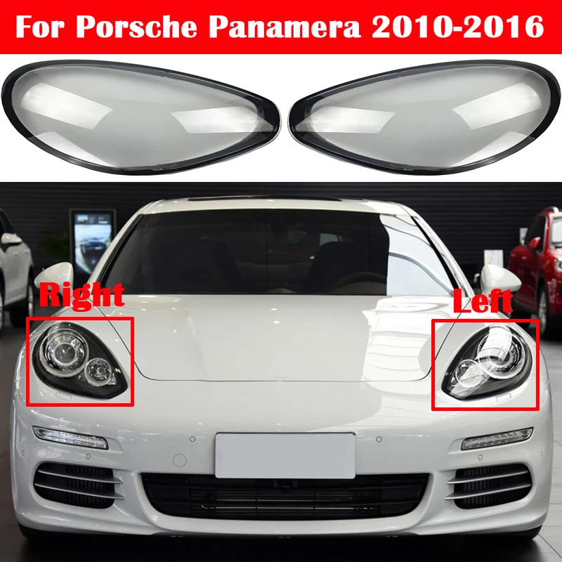 

Car Headlight Cover Lens Glass Shell Front Headlamp Transparent Lampshade Auto Light Lamp For Porsche Panamera 2010-2016