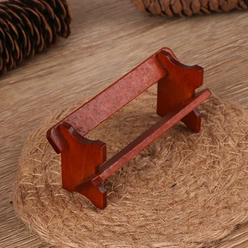 

Miniature Furniture Toy 1:12 Book Shelf Wooden Round Coffee Dining Table Toilet Bookshelf Combination Dollhouse