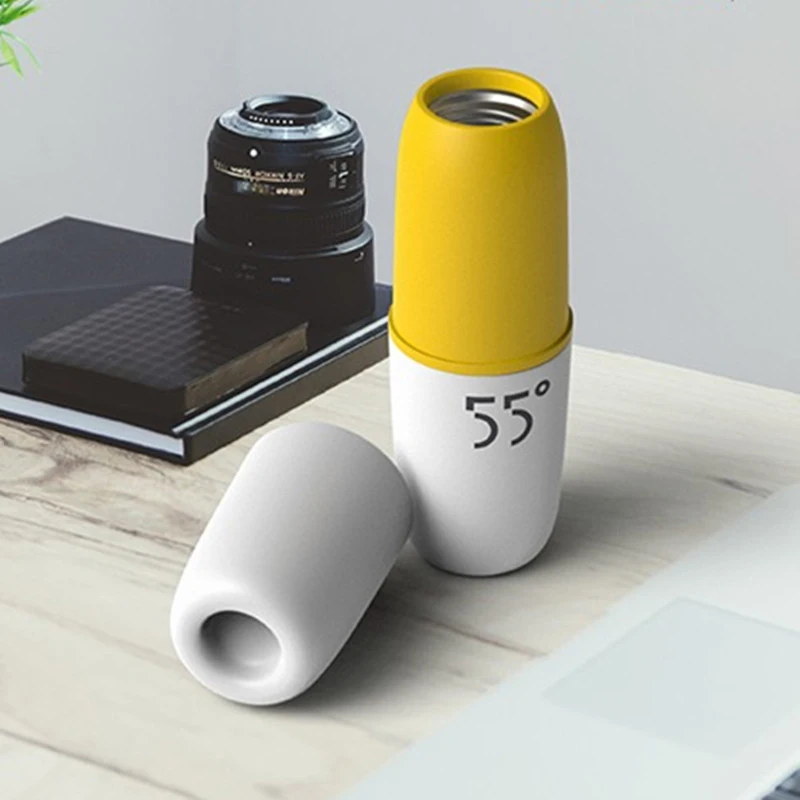 Constant Temperature Cup Fast Cooling Travel Essential Effective 55 Degree Travel Cup Stainless Steel Insulated Mug Fitness