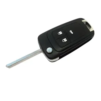 

3 Button Car Folding Key Case Key Car Protective Shell For Opel Car Key Protective Case Car Accessories
