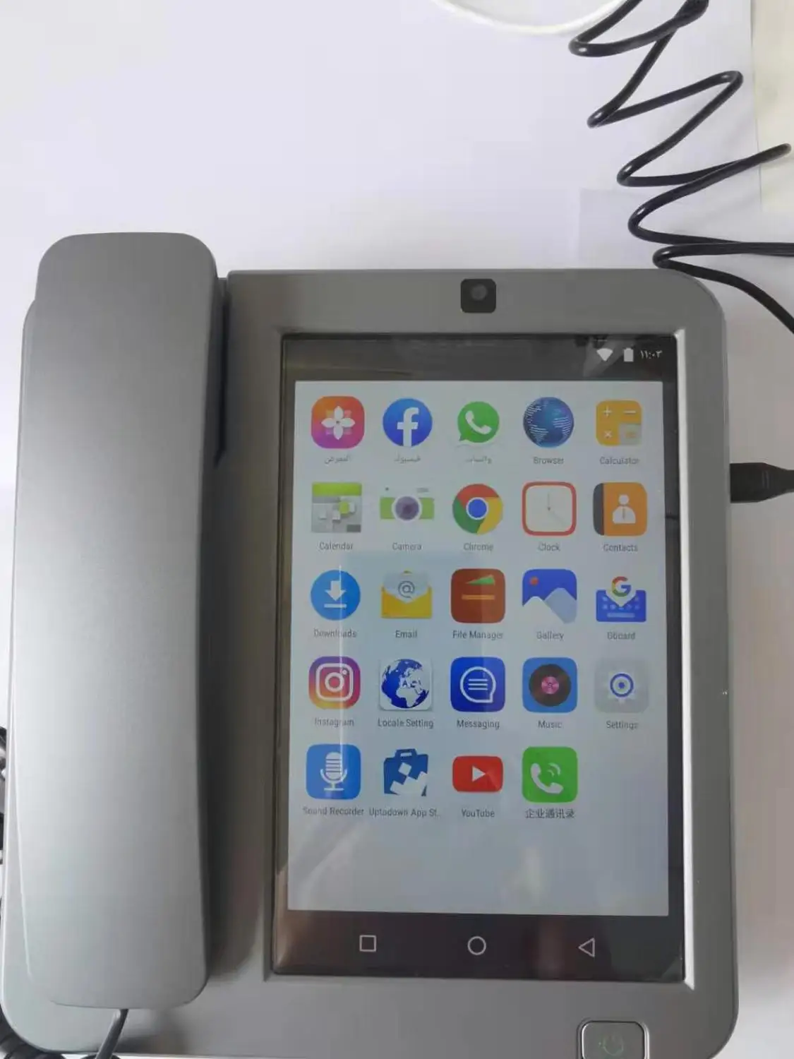 LTE Android Smart cordle telefone 3g 4G sim-карта inalambrico de Video Call phone fijo para чехол для телефона