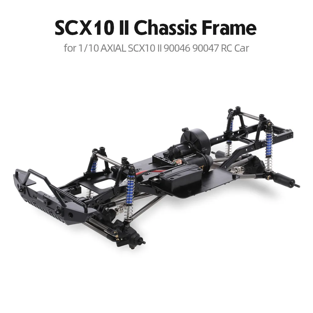 RCtown 313 мм Колесная база RC Гусеничный каркас шасси для 1/10 осевой SCX10/II 90046 90047 T828