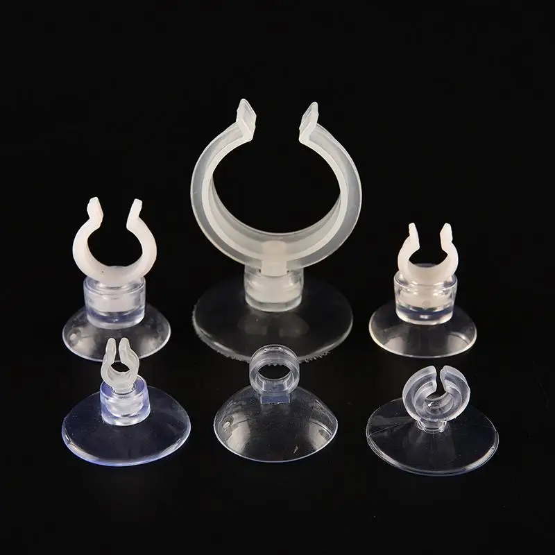 5Pcs Rubber Aquarium Sucker Suction Cup Holder Sucker for Fish Tank Pump Airline Tube 4/6mm Holders Sucker Pet Supplies