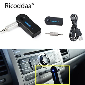 

3.5mm Jack Bluetooth Receiver Car Wireless Adapter Handsfree Call Bluetooth Adapter Transmitter Audio Bluetooth 4.1 Car Receiver