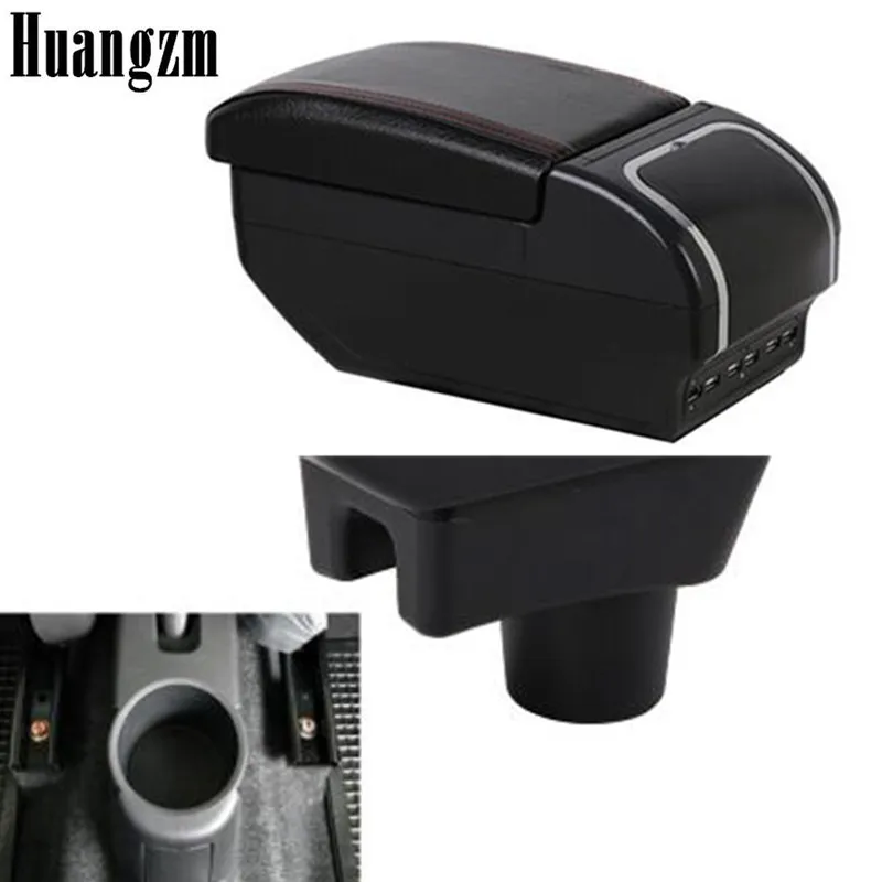 Armrest box For Mitsubishi Attrage Mirage Large space Center Centre Console Storage Box with Cup