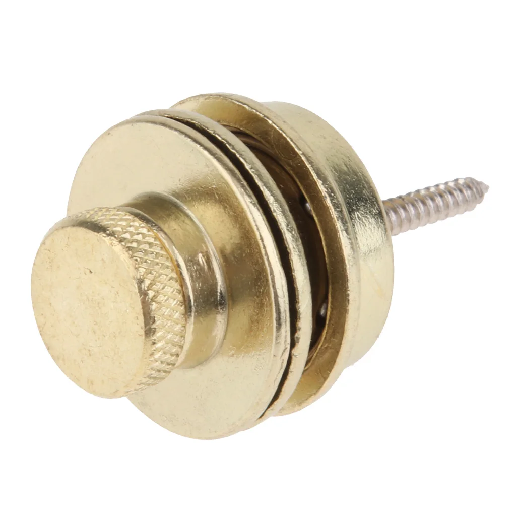 Flat Head Guitar Strap Buttons Lock Straps for Acoustic, Ukulele, Banjo, Electric Guitar and Bass