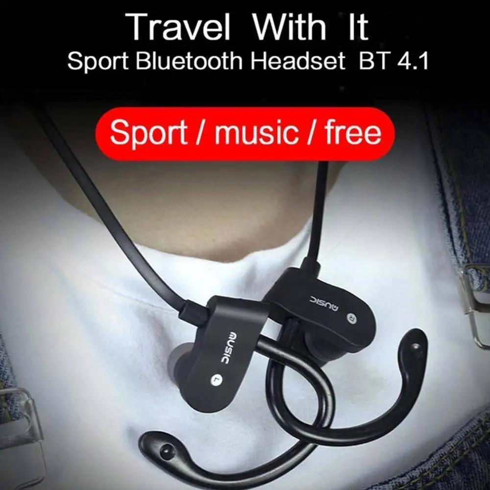 CUJMH 56S спортивные наушники-вкладыши, беспроводные Bluetooth наушники, стерео наушники, гарнитура, бас наушники с микрофоном для телефона samsung, защита от пота