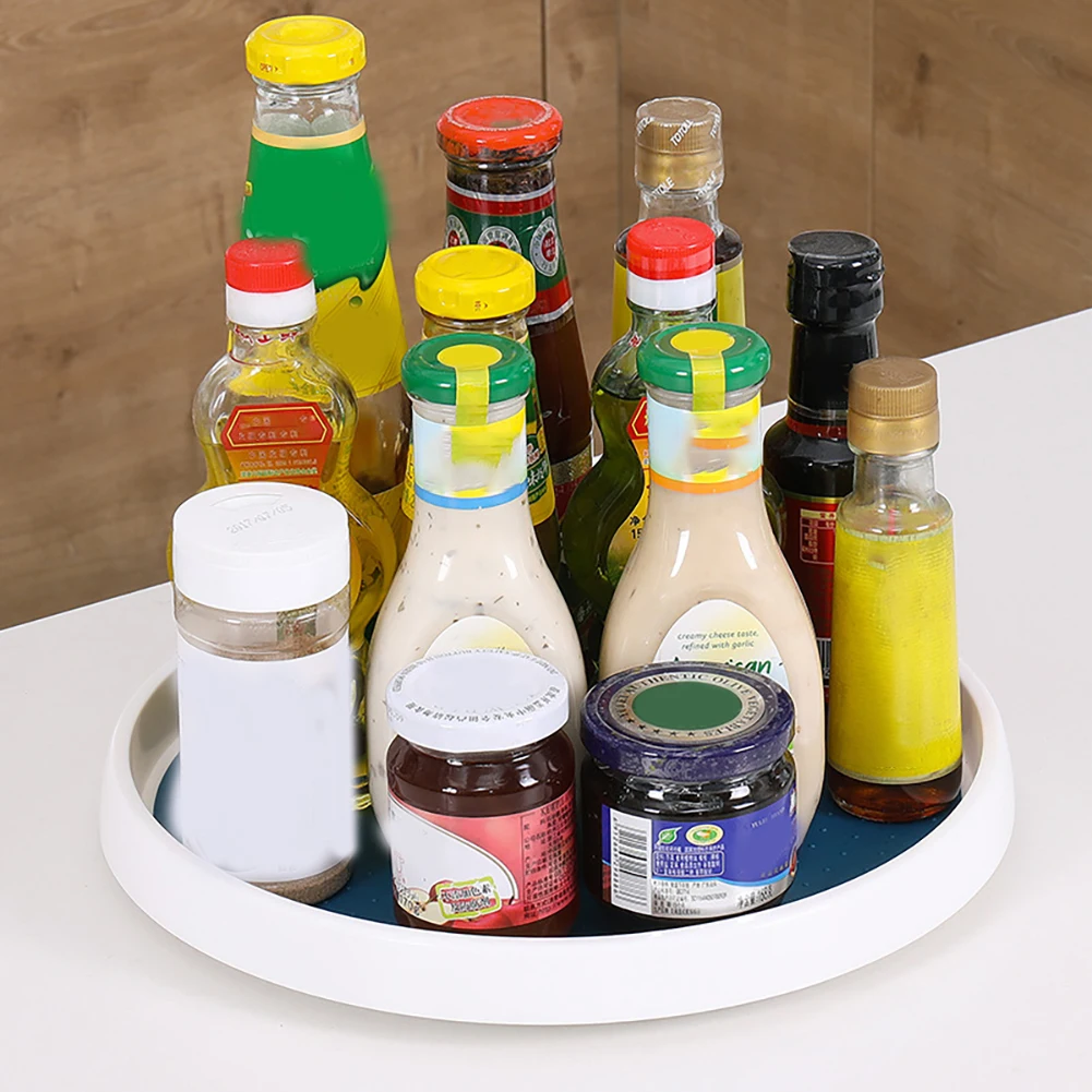 

Household Shelf Degree Rotation Seasoning Storage Rack Drink Organizer Holder Pull-Out Drawer Spice Jar Condiment Bottles Tray