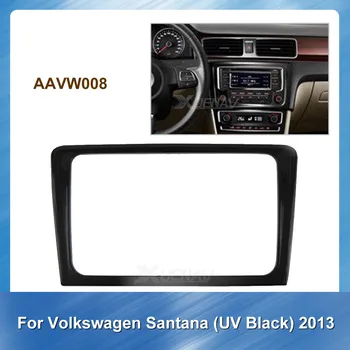 

2 DIN Car Radio Fascias For VOLKSWAGEN Santana 2013 Car DVD frame CD Dash Board Kit ABS Plastic Fascias Car Audio Panel Frame