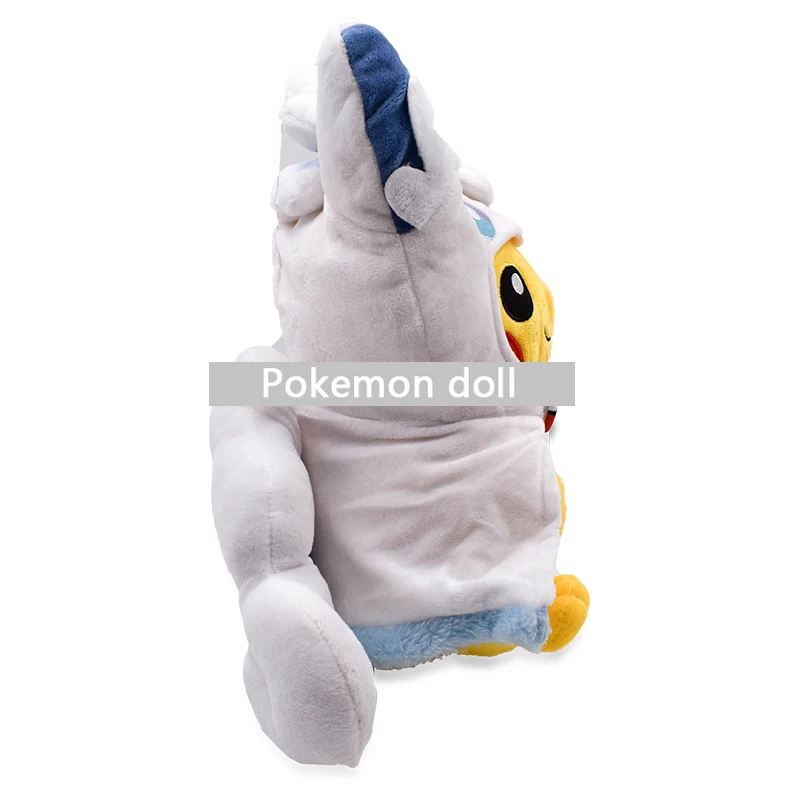 Takara Tomy Pokemon Plush 30CM Arrival Pikachu Cosplay Alola Vulpix Stuffed Doll Kids Toys for Children