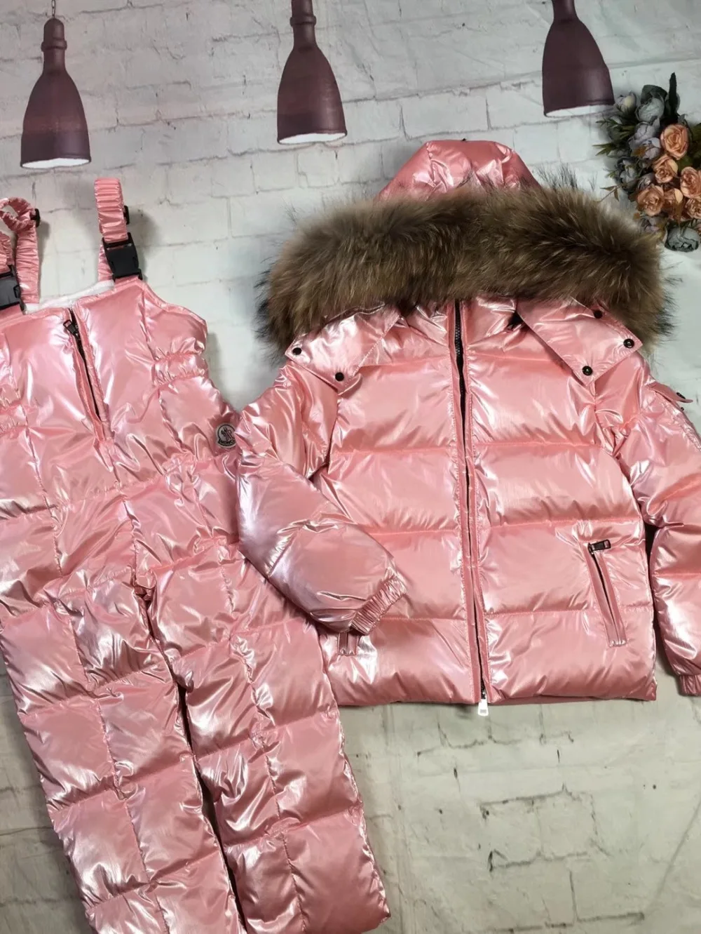 Г. Брендовая зимняя куртка детские пуховики и штаны на утином пуху, зимний костюм для мальчика с капюшоном для девочки, комплект верхней одежды, лыжная одежда