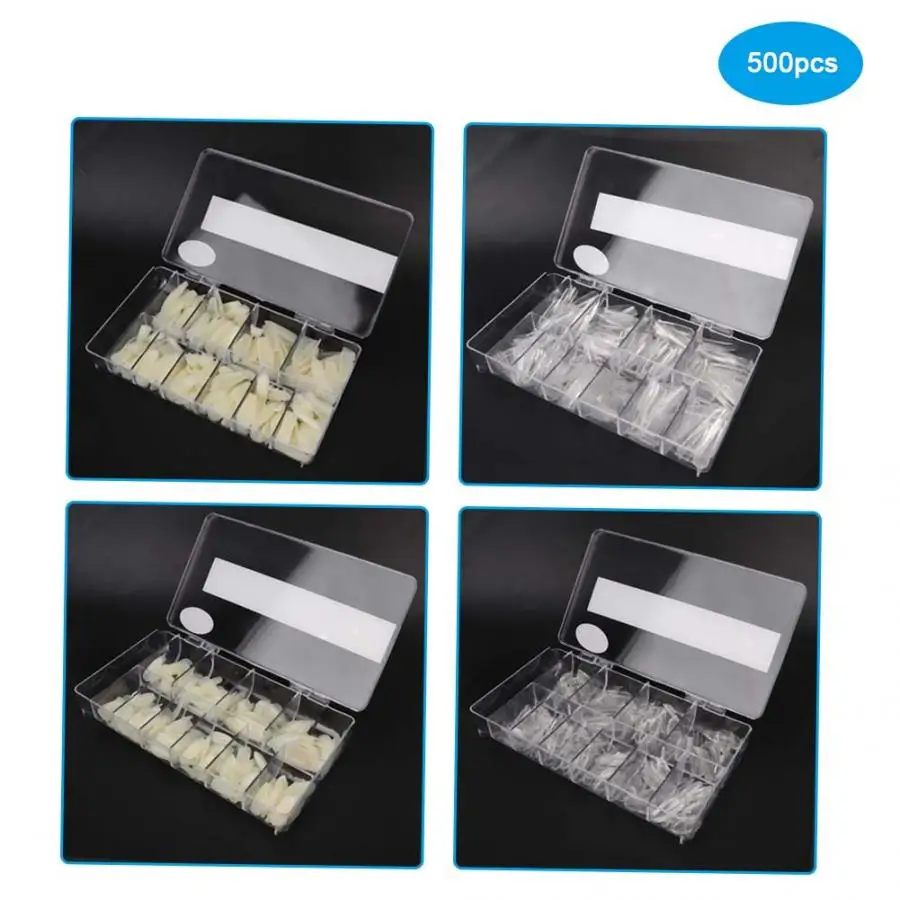 False Nails Professional Wearable Nail Art Tip Thickened False Fake Nail Patch DIY Manicure Tool Press On Nails