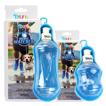 

250ml/500ml Pet Folding Drinker Pet Dog Cat Outdoor Portable Drinking Bottle Bowl Pets Travel Drinker
