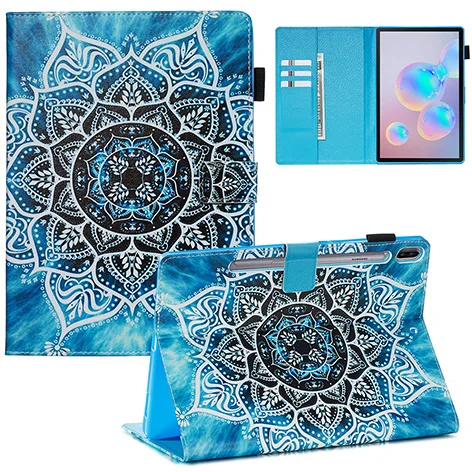 3D печатная обложка чехол для samsung Galaxy Tab S6 10,5 SM-T860 SM-T865 подставка планшет чехол для samsung Galaxy Tab S6 чехол+ стилус - Цвет: YB-A11