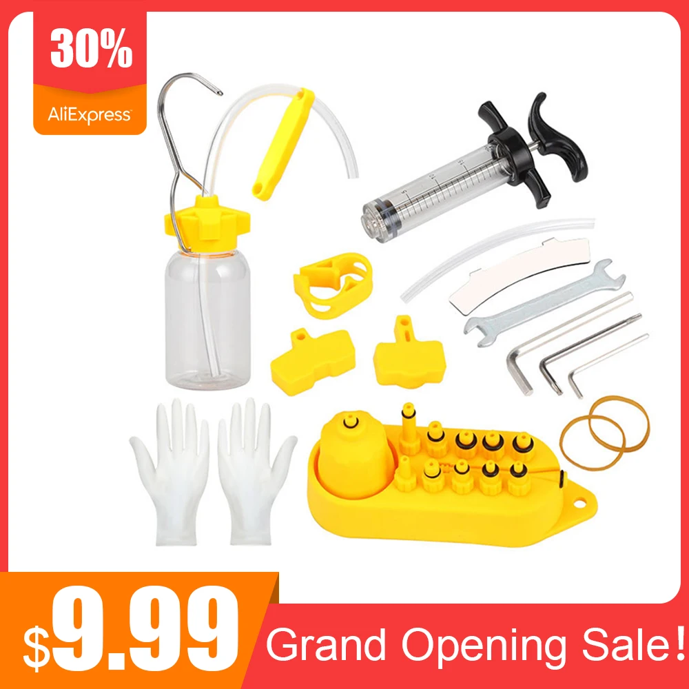 2020 Universal Bicycle Disc Brake Oil Bleed Kit Tool For Shimano Magura Hope Tektro Sram Avid Mula Hayes Bike Repair Tools | Спорт и
