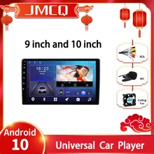 Jmcq android 9.0 universal rádio do carro multimídia player de vídeo 2din 4g jogador dsp gps navigaion 9/10.1