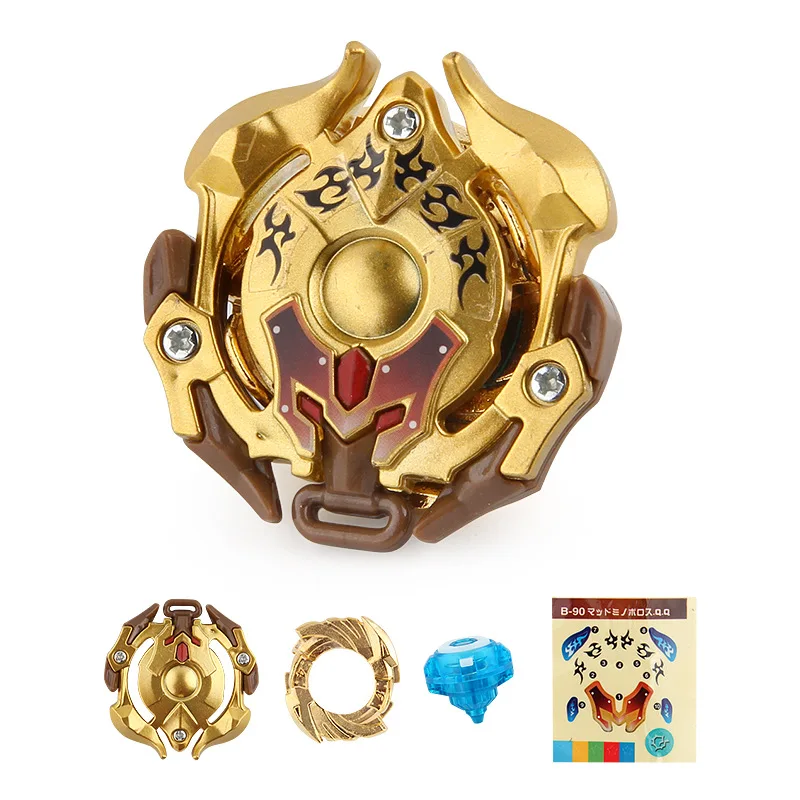 Обновленная квалифицированная Золотая серия B90-3 Galaxy Zeus Burst Gyro Toy Одиночная битва spspspinner Play