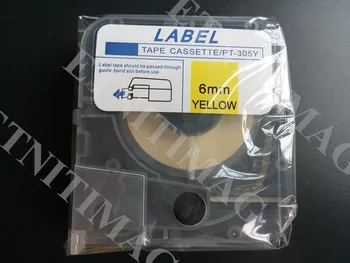 

tapes label cassette lm-wx305y yellow 6mmx8m for max letatwin wire marker cable id printer lm-370a,lm-390a/pc,lm-380e,lm-400a