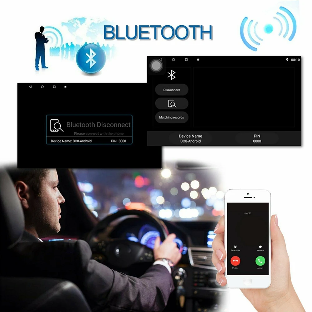 7 дюймов Автомагнитола 2Din Android 8,1 gps NAVI FM для VW GOLF 5V 6 PASSAT вариант PM