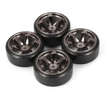 

4pcs Hard Plastic RC Drift Tire Hard Tyre Set for Traxxas/hsp/tamiya/hpi RC On-road Vehicle Drifting Car Spare Parts Drop Ship