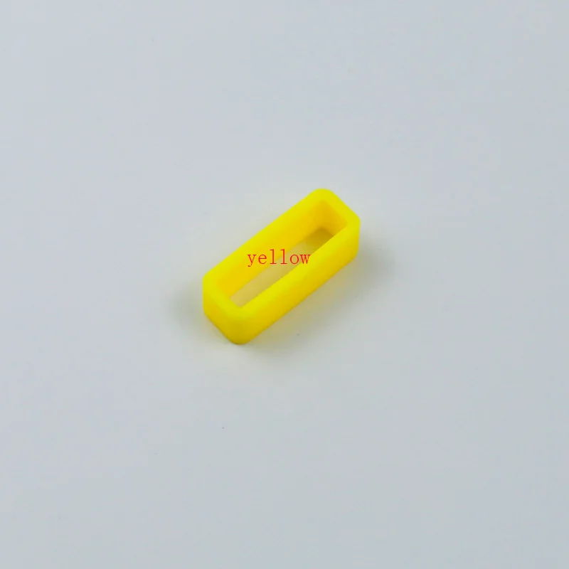 yellow Аксессуары для часов 2 штуки силиконовый ремешок петля резиновое кольцо 12mm14mm16mm18mm19mm20mm22mm24mm26mm28mm30mm образец ремешка петля - Цвет ремешка: yellow
