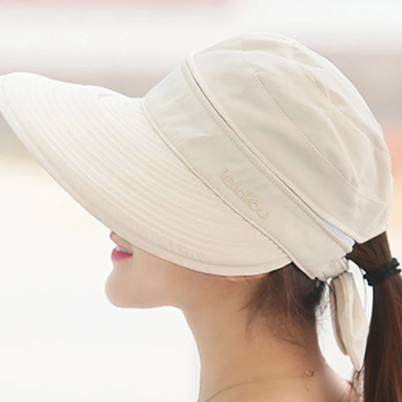 Color Topless Sun Hat Visor Sun-Proof 