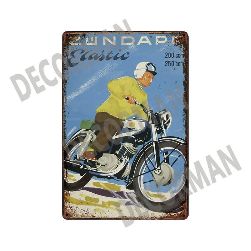 [Mike86] ZUNDAPP Triump пользовательские двигатель оловянный знак потертый шик ретро настенная живопись Рождественский подарок 20*30 см LTA-1702 - Цвет: SL-11681